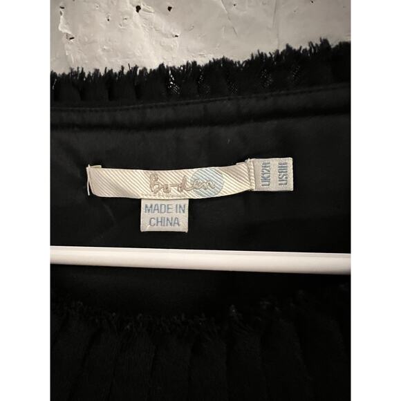 Boden Black Ruffle Neck Wool Midi Sheath Dress Sz 8 - Picture 3 of 8